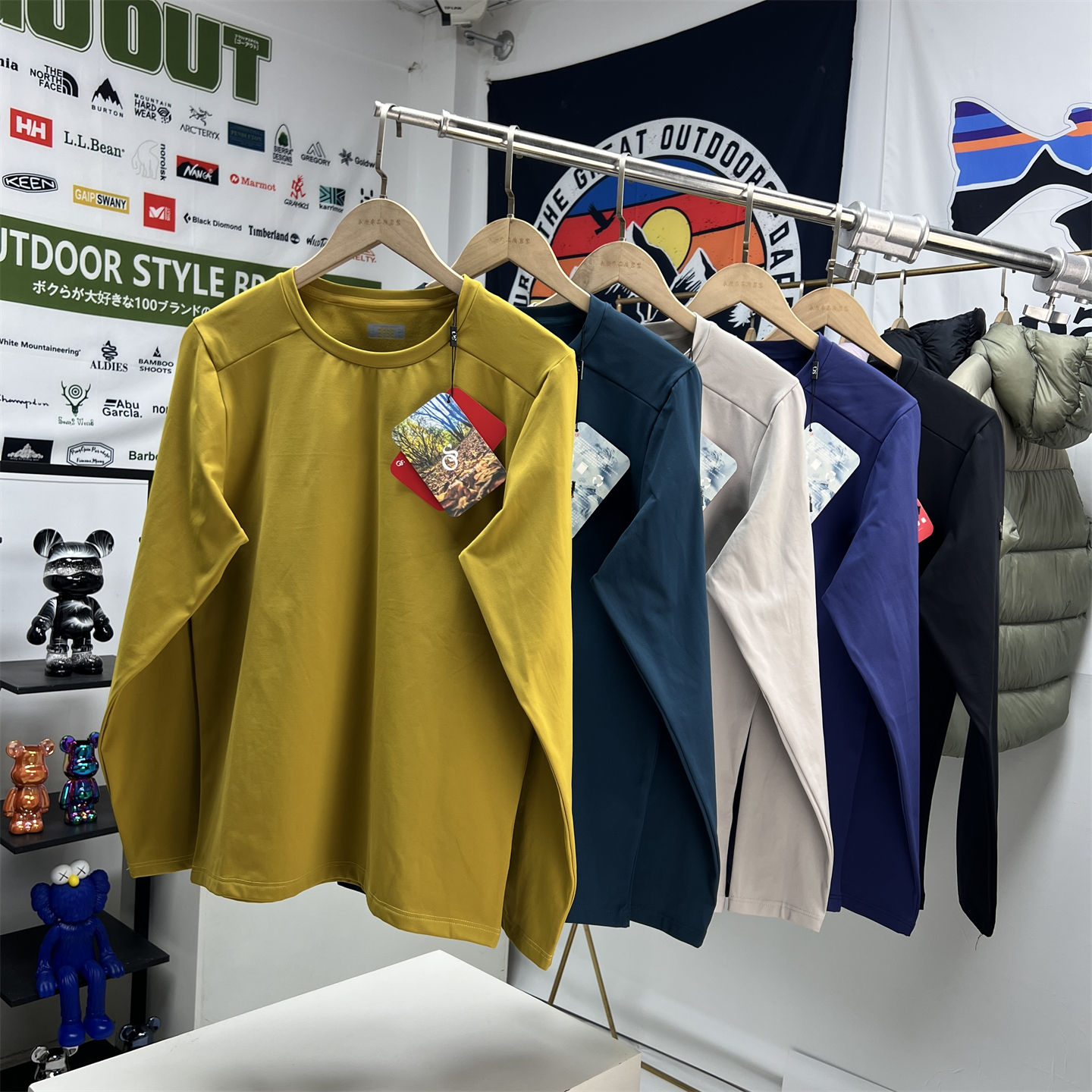 吸湿透气排汗户外动态保暖抓绒衣