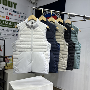 lulu平替 户外机能耐磨防泼水男女通用防风保暖立领羽绒马甲背心
