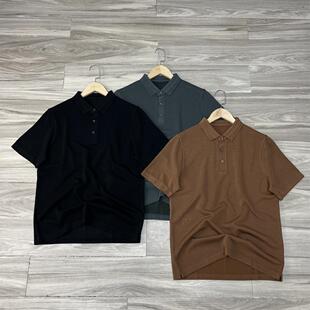 高端客户专属 儒雅精致 美丽诺羊毛一体织绒短袖POLO衫秋冬打底衫