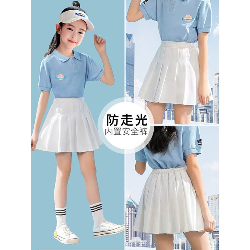 女童百褶裙2026新款春夏季百搭儿童jk短裙子学院风小女孩半身裙子