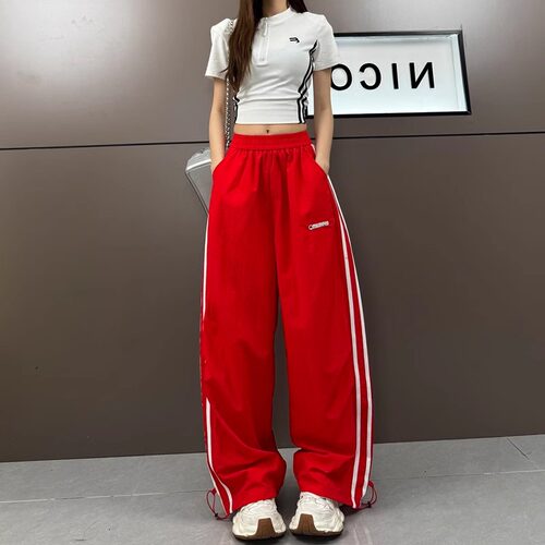 速干冰丝防晒工装裤女2026夏季