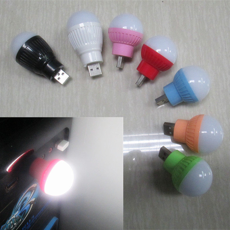 USB小灯泡 彩色LED迷你灯泡 无线电脑移动电源应急灯 USB球泡灯,3C数码配件,USB灯,淘宝优惠券,粉丝福利购,淘宝优惠卷
