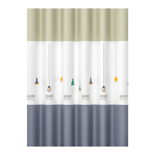 浴室挡水浴帘隔断卫生间免打孔套装淋浴防霉帘子洗澡间防水布门帘