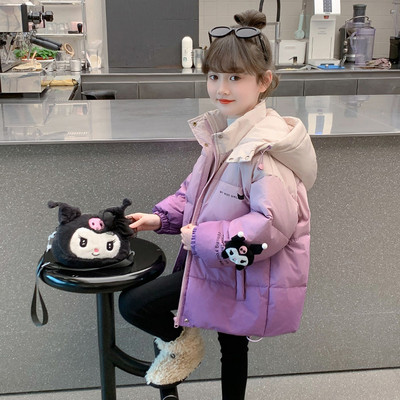 女童棉服冬季加厚羽绒棉袄外套