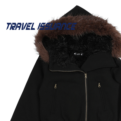 连帽加绒保暖女短款修身卫衣