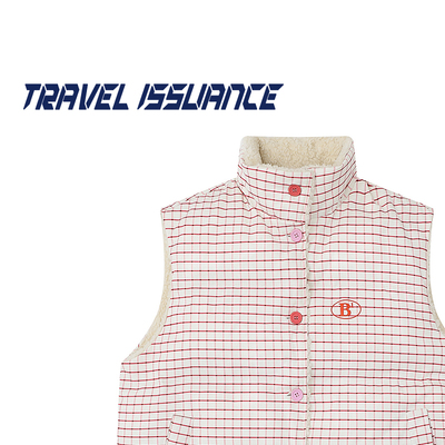 宽松加厚加绒无袖马甲棉服女潮