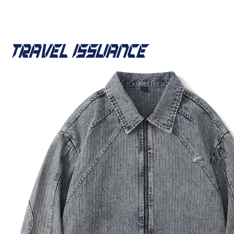 复古百搭休闲宽松牛仔夹克外套