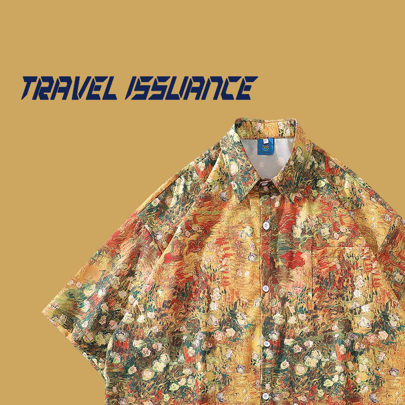 TRAVEL ISSUANCE 唐顿庄园 复古绿油画花朵艺术感潮牌小众慵懒风 服饰配件/皮带/帽子/围巾 皮带扣 原图主图