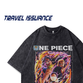 From T恤 ins国潮牌复古卡通动漫印花宽松圆领短袖 Mars 會顺顺