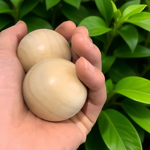 花椒木降龙木手球圆珠按摩球雕刻文玩健身球实木雕手把把玩件正品