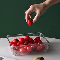 Легкий роскошный высокий диск фруктовый диск домашняя гостиная журнальный столик для закуски для закуски имитация стеклянная сетка закуски сухой фруктовый диск