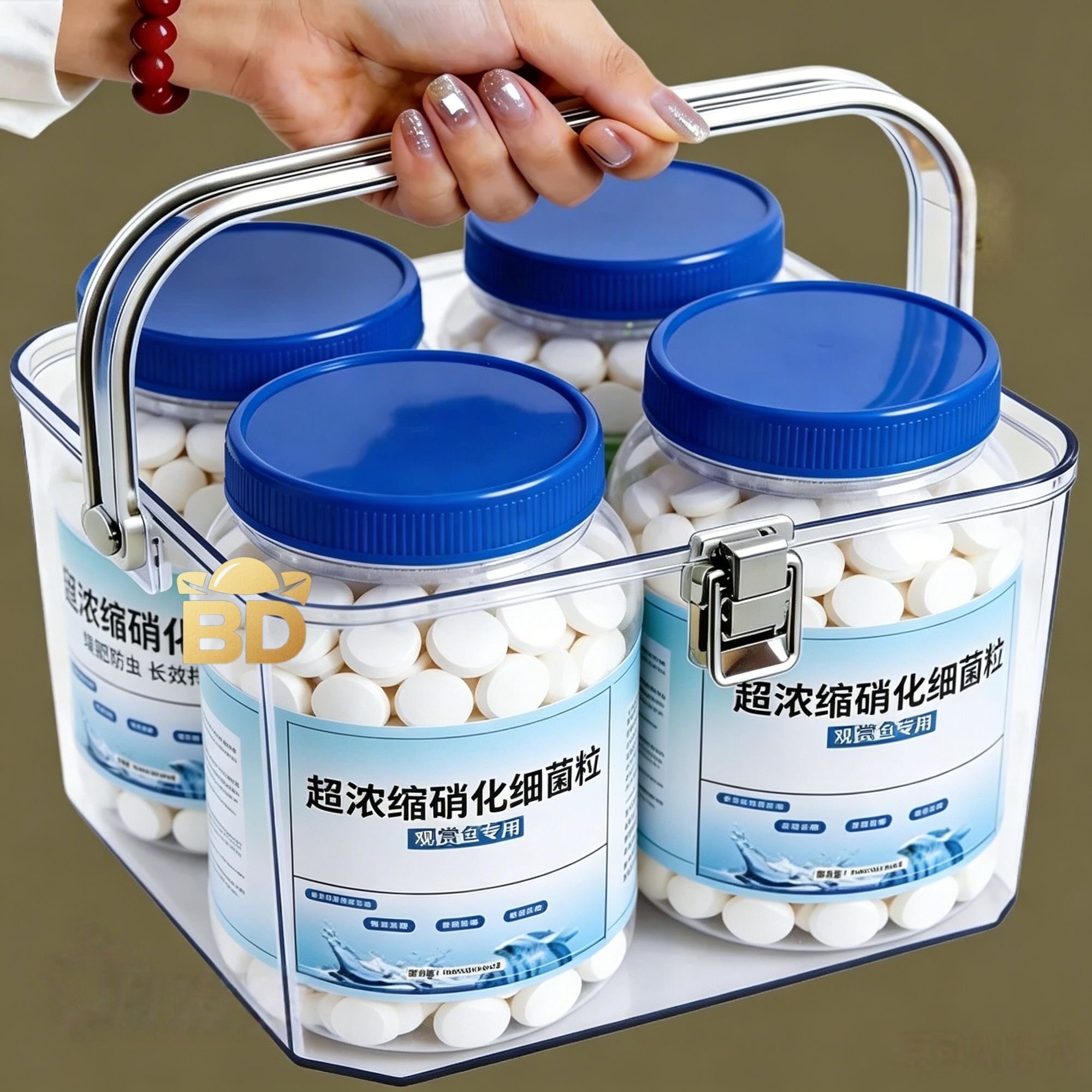 超浓缩硝化细菌鱼缸净水剂清洁去黄水绿水浑水净化水鱼缸硝化细菌