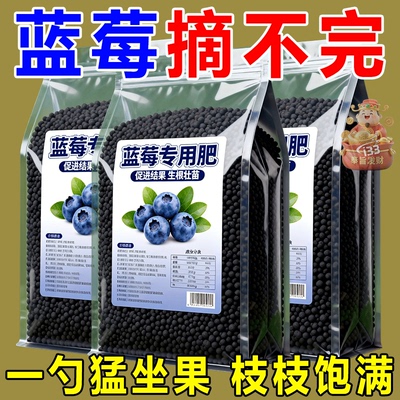 蓝莓专用肥家用有机肥料促花促果防叶黄促发芽专用肥缓释肥通用型