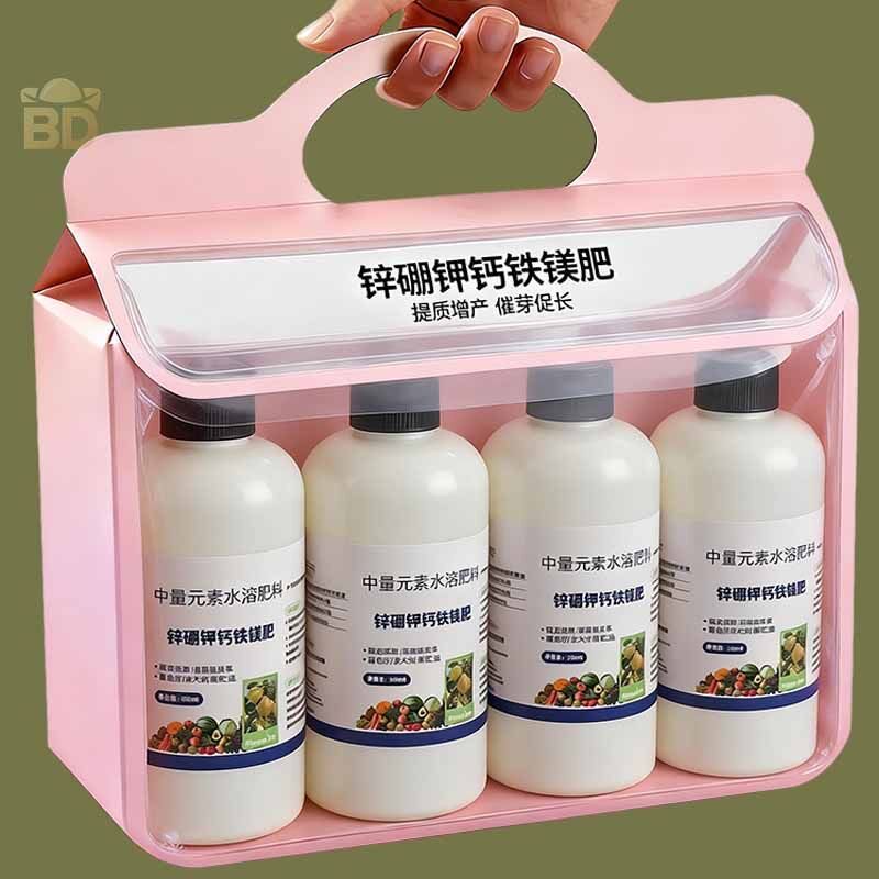 锌硼钾钙铁镁肥流体硼微量元素水溶肥营养绿叶壮根促花硕果叶面肥