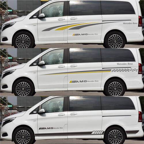 V260L贴纸260彩条装饰车身