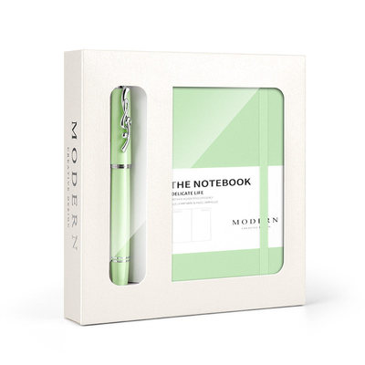 德国MODERN马卡龙宝珠笔笔记本套装签字笔高档记事本学生礼品定制