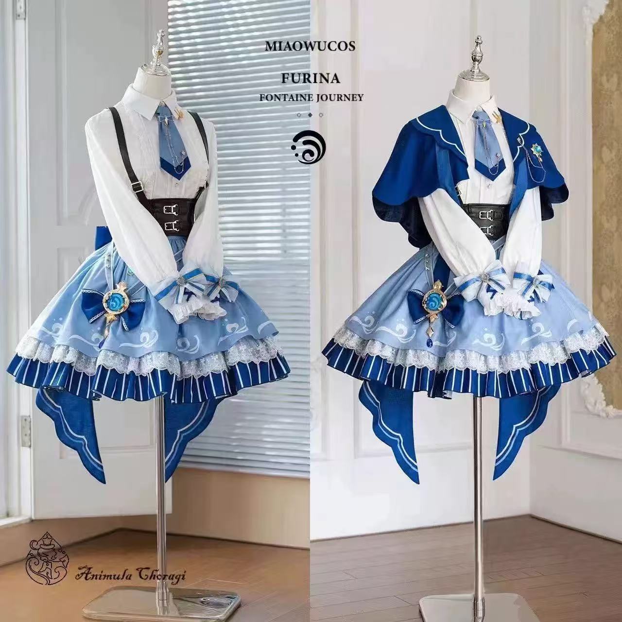 原神cos枫丹之旅芙宁娜cosplay服装游戏动漫lolita洋装