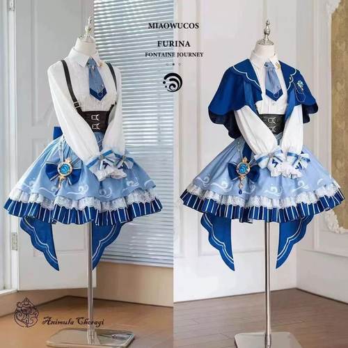 原神cos枫丹之旅芙宁娜cosplay服装游戏动漫lolita洋装