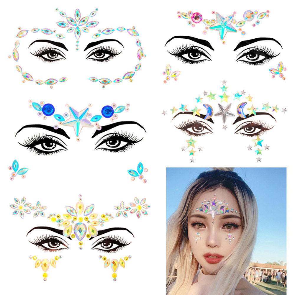 网红眼钻泪贴女团眼妆