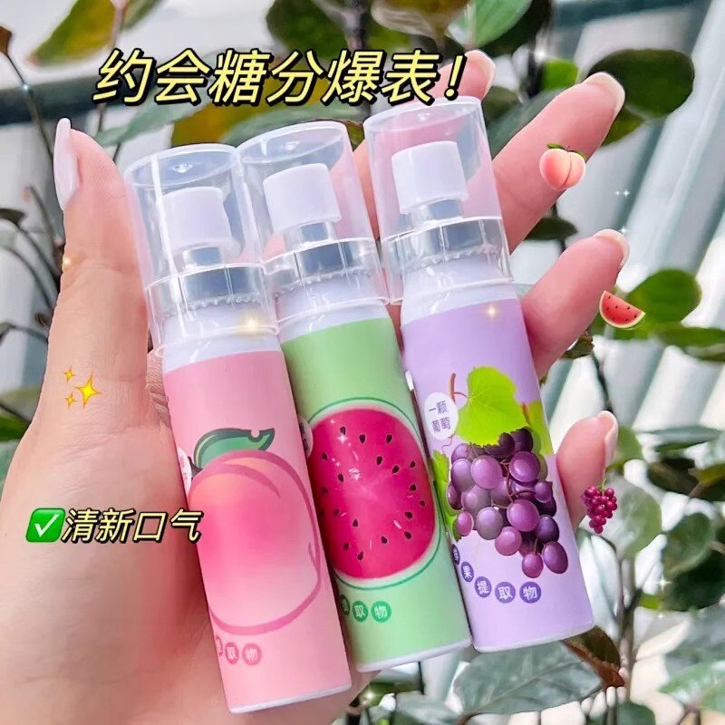 口喷口腔清新喷雾口气清新剂持久型口臭蜜桃味男士女生接吻神器除