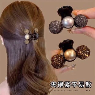 半扎发发夹女后脑勺温柔披肩抓夹高级感小号头发夹子抓夹发卡头饰