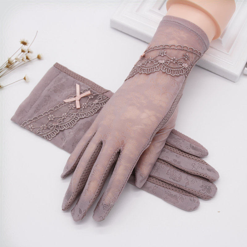 防晒手套女士薄款冰丝夏天遮阳全指骑行蕾丝弹力春秋开车防滑,服饰配件/皮带/帽子/围巾,手套,淘宝优惠券,粉丝福利购,淘宝优惠卷
