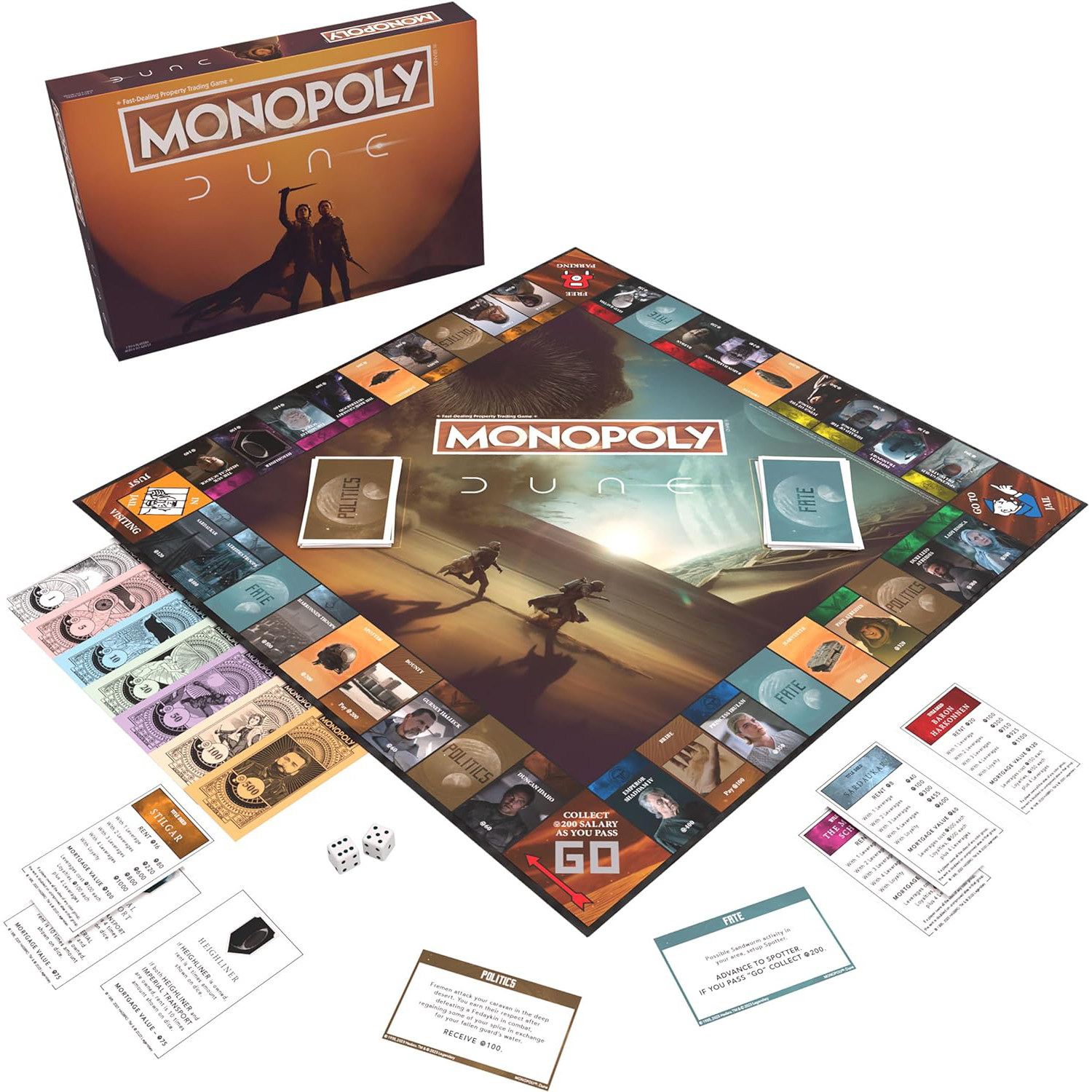 大富翁星球大战沙丘棋玩具正版