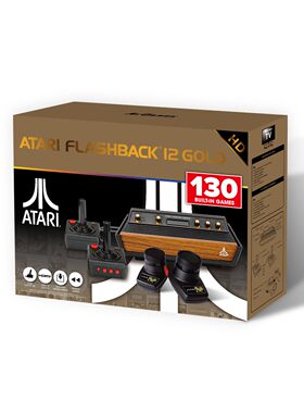 雅达利12 Gold 经典复古电子游戏机内置130款游戏玩具正版 Atari