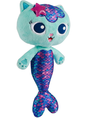 盖比娃娃美人鱼猫咪音乐互动声光毛绒娃娃玩具正版Gabby's MerCat