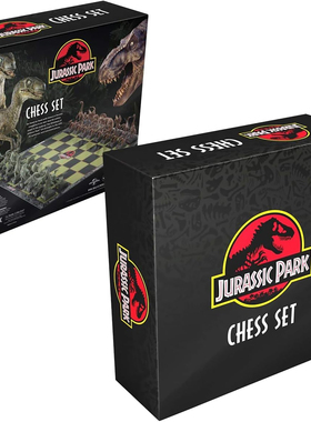 侏罗纪公园国际象棋棋盘游戏恐龙棋子玩具官方正版 Jurassic Park
