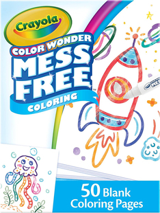 绘儿乐绘画上色纸补充装50张神奇颜色奇迹安全无混乱正品 Crayola