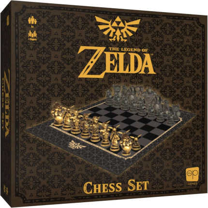 经典塞尔达传说收藏版国际象棋雕刻棋子棋盘游戏玩具正版 Zelda