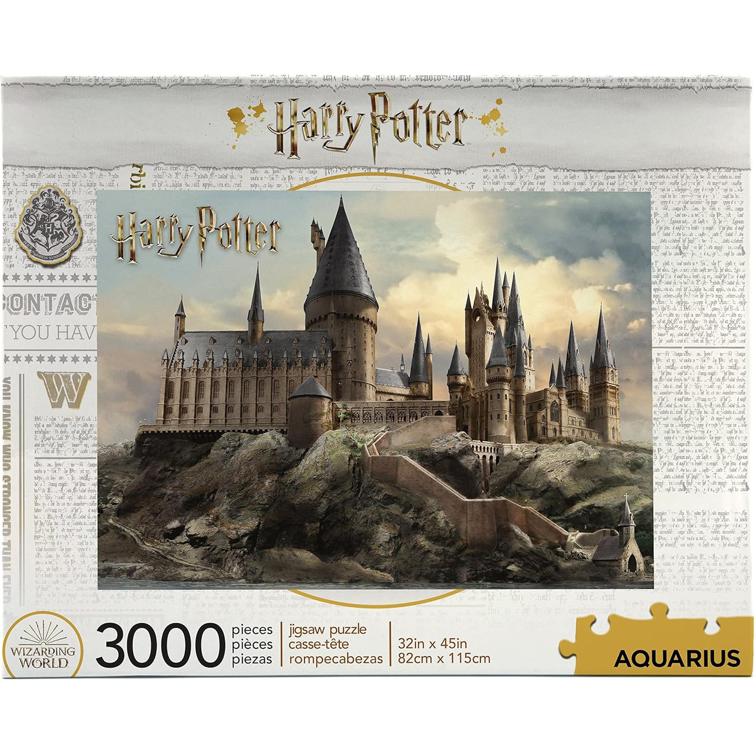 哈利波特3000片电影霍格沃茨魔法学校收藏拼图官方正版玩具 Harry