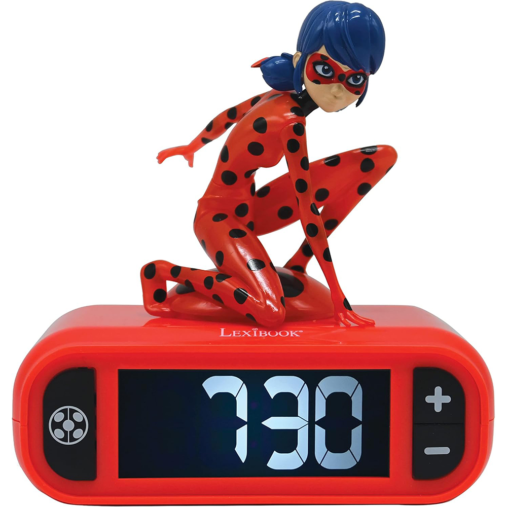 瓢虫雷迪奇迹少女台钟闹钟LCD背光屏幕魔法音效玩具正版 Ladybug