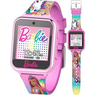 芭比娃娃游戏拍摄触屏录音儿童智能手表电子玩具正版Barbie Watch