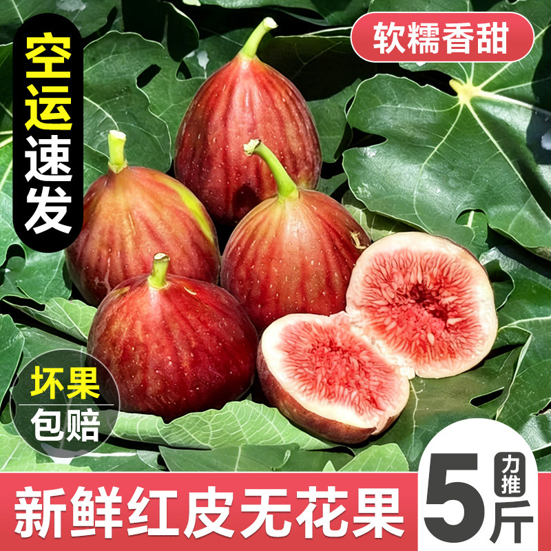 新鲜红皮无花果3斤装软糯香甜空运速发坏果包赔当季水果,水产肉类/新鲜蔬果/熟食,无花果,淘宝优惠券,粉丝福利购,淘宝优惠卷