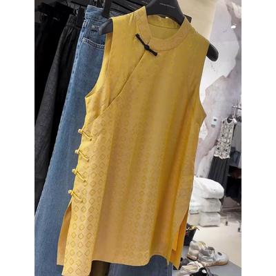 新中式国风年轻款复古改良唐装高级感2025年夏季超火新款上衣小衫