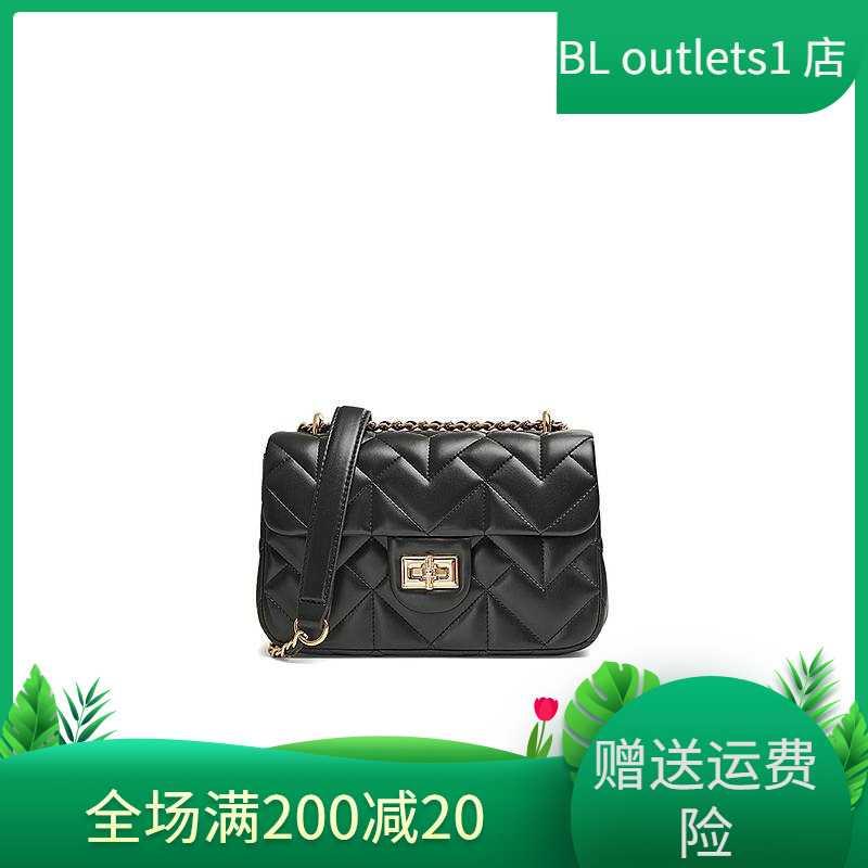 TATA他她菱格通勤单肩包女包包小方包斜挎包2025春季新款X3428AX5