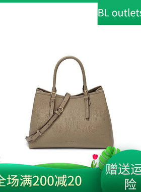 百丽包包女25冬牛皮大容量单肩斜挎手提托特红色新娘婚包X7238DX5