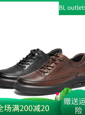 百丽Belle男鞋厚底加绒板鞋24冬季运动鞋商务皮鞋休闲鞋A1685DM4