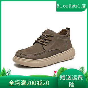 鞋 天美意2025冬新款 百搭男工装 厚底英伦皮鞋 3XF01DD5 商场同款