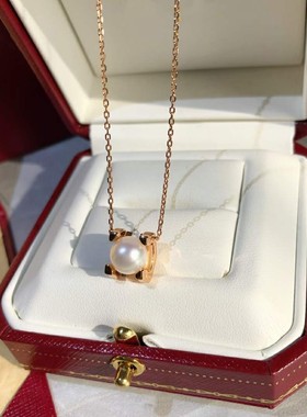 珍珠天然锁骨链珍珠明星同款