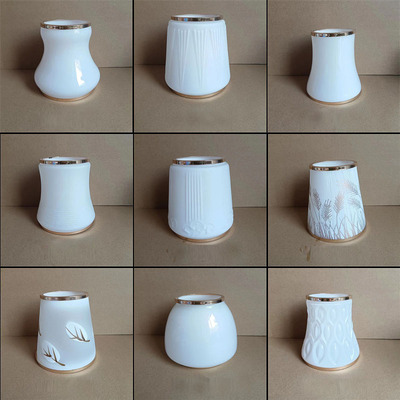 玻璃灯罩欧式水晶灯壁灯E14灯罩