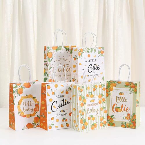 迎婴派对手提纸袋礼品袋包装袋