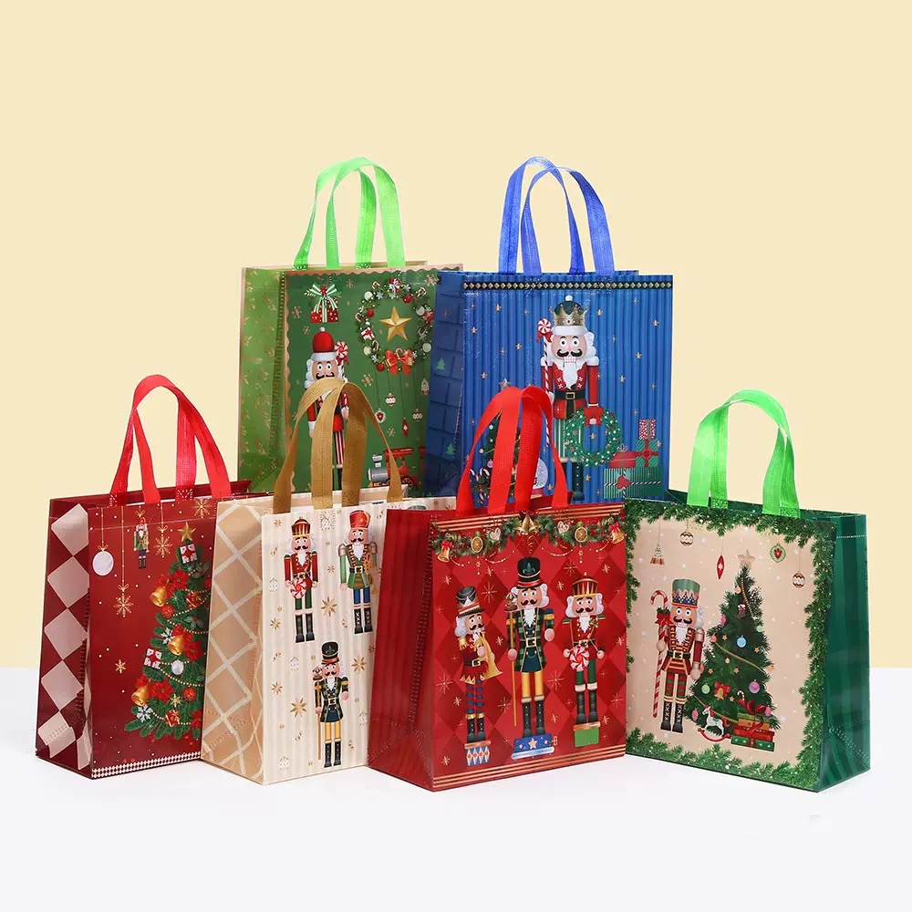 圣诞节无纺布手提袋礼品袋包装袋 MERRY CHRISTMAS