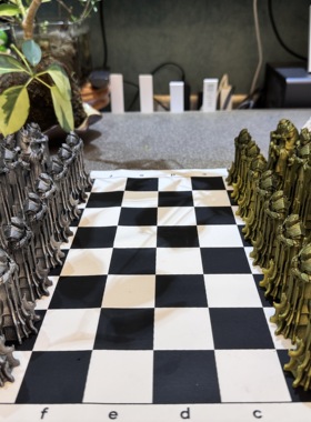 国际象棋～圣骑士（32枚）【3D打印】(排单打印)