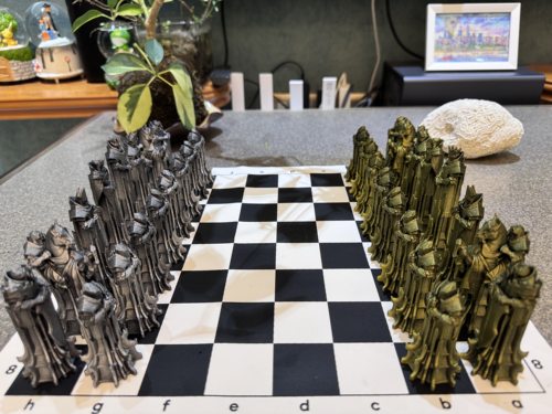 国际象棋～圣骑士（32枚）【3D打印】(排单打印)