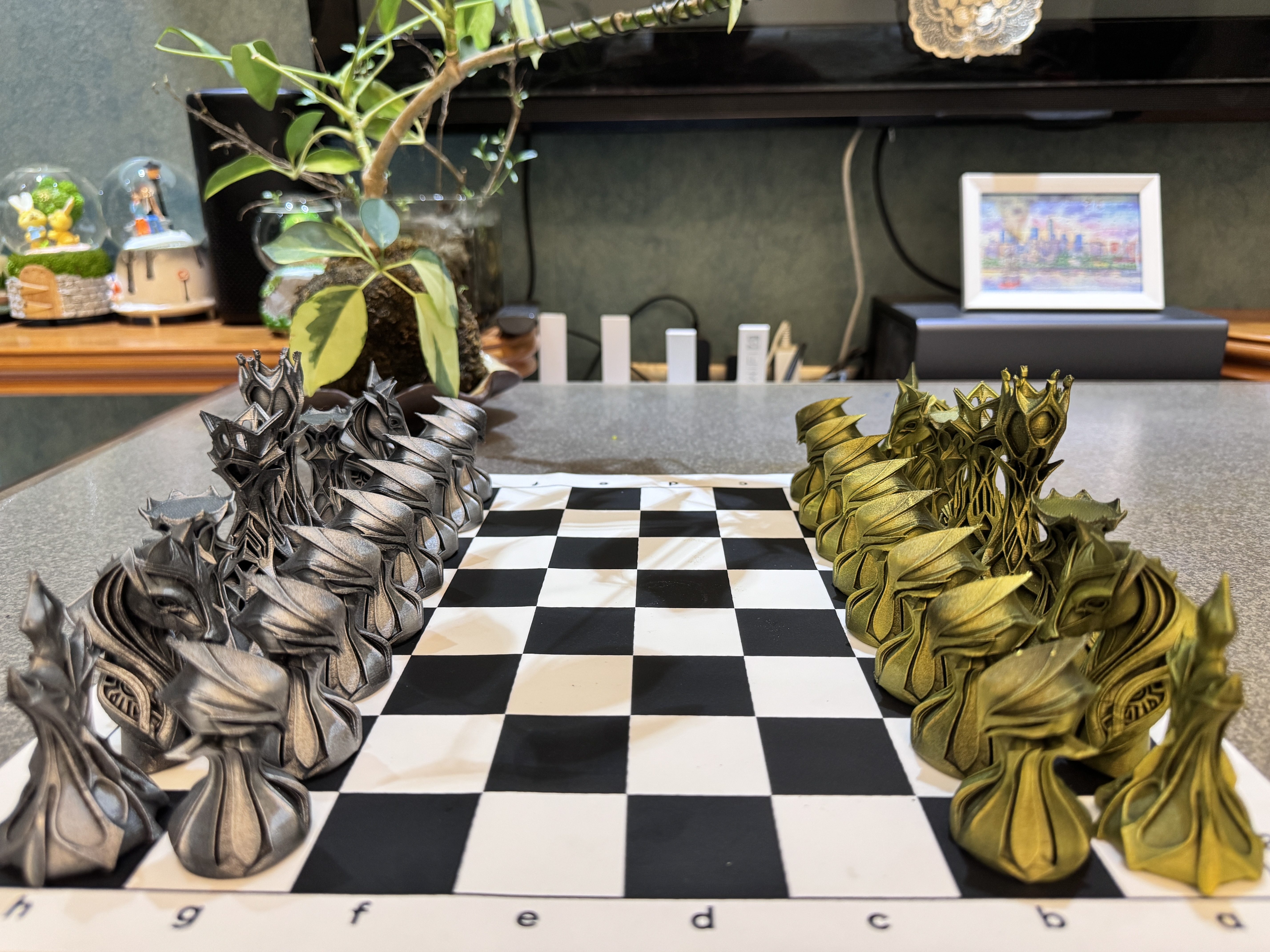 国际象棋～经典款A(32枚)【3D打印】(排单打印)