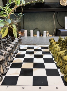 国际象棋～经典款A(32枚)【3D打印】(排单打印)