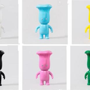 日本 Higuchi Yuko樋口裕子杂货店联名手办 skull toy  粗腿蘑菇